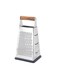 Steel Cheese Grater with Handle, 4 Sided Box Grater for Kitchen, Ginger Grater Dishwasher Safe, Fruit and Vegetables Slicer, Cheese Shredder for Potato, Chocolate, Parmesan, Ginger