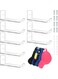 8 Pcs Wall Mount Hat Rack