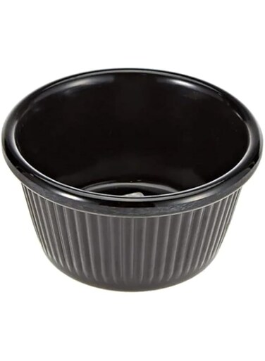 Servewell Melamine Horeca Black Ramekin Bowl 7cm