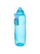 Sistema 600ML Helix Squeeze Bottle for school, sports &amp;,On the Go, comes with Twist &lsquo;n&rsquo; Sip lid, easy grip shape, Leak proof, Impact Resistant. Dishwasher safe &amp; BPA Free, Blue