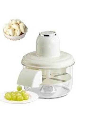 Peeler Machine, Fruit Peeling Machine,Grape Plum Tomato Cherry Skin Remover Tool&iuml;&frac14;&OElig;Automatic Fruit Peeler Skin Remover Tool Garlic Peeler Machine for Kitchen (White)