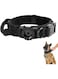 HASTHIP&reg; Tactical AirTag Dog Collar, 2 in 1 AirTag Dog Collar, with Handle &amp; D Ring Heavy Duty Dog Colla, Adjustable Air Tag Accessories Pet Collar for Small Medium Large Dogs(Neck Size 42-52CM)