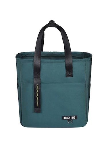 NA1 Insulated Lunch Bag, Food Cooler Box for Men and Women, Leakproof Tote Bag for Office, School, Picnic and Beach (Green)