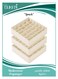 3 Pack, 64 Cells Drawer Organizer Dividers, Fabric Foldable Storage Boxes for Closet Dresser, Clothing Storage Organizers, Sock Underwear Bra Panty Organizer, Beige