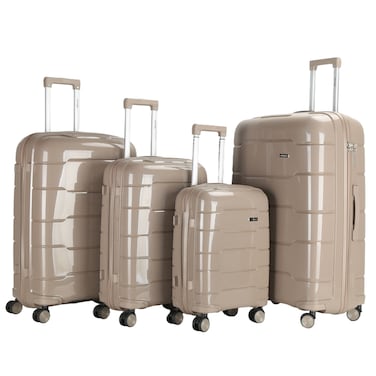 VIPTOUR Luggage Set of 4 PCS PP Softside Travel Luggage Bag With 8 Wheels 20/24/28/32 Inches