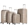 VIPTOUR Luggage Set of 4 PCS PP Softside Travel Luggage Bag With 8 Wheels 20/24/28/32 Inches