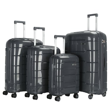 VIPTOUR Luggage Set of 4 PCS PP Softside Travel Luggage Bag With 8 Wheels 20/24/28/32 Inches