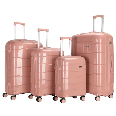 VIPTOUR Luggage Set of 4 PCS PP Softside Travel Luggage Bag With 8 Wheels 20/24/28/32 Inches