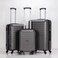STARGOLD Luggage 3 Piece Hardside Luggage Set, ABS Lightweight Suitcase 360&deg; Spinner Wheels, Expandable Zipper With Number Lock 20/24/28 Inch