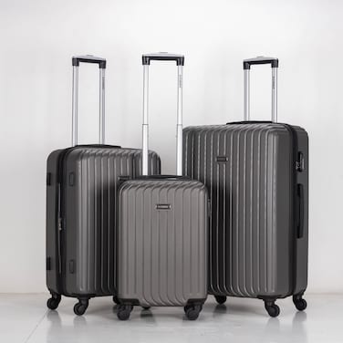 STARGOLD Luggage 3 Piece Hardside Luggage Set, ABS Lightweight Suitcase 360&deg; Spinner Wheels, Expandable Zipper With Number Lock 20/24/28 Inch