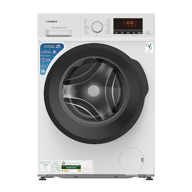 STARGOLD 9.5kg Front Load Automatic Drum Washing Machine, Digital Inverter &amp; Steam Allergy Care, SG-WM9514FD