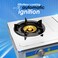 STARGOLD Double Burner Gas Cooker Stainless Steel, High Efficiency Burner, SG-1130