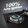 STARGOLD 3-in-1 Build-In Gas Hob, Premium Glass Top with Triple Ring Burners, SG-1133HG