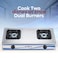 STARLIFE Deluxe 2 Burner Stainless Steel Gas Stove Reliable, Efficient &amp; Low Consumption Gas Stove, SL-1116
