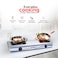 STARLIFE Deluxe 2 Burner Stainless Steel Gas Stove Reliable, Efficient &amp; Low Consumption Gas Stove, SL-1116