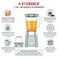 STARGOLD Blender with Grinder, 1.5L Jar, 200ml Grinding Mills, Stainless Steel Blades, 2-Speed with Pulse Control, Perfect for Smoothies, Coffee, Herbs and Spices, 1.5 L 500W