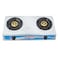 STARLIFE Stainless Steel Double Burner Gas Stove - Auto Ignition - Cast Iron Golden Burner - Heat Resistant Enamel Pan Support