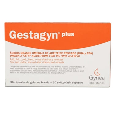 Gestagyn Plus Preconception Support Soft Gelatin Capsules, Pack of 30&rsquo;s