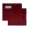 BYFT Home Castle Hand Towel 50 x 90 Cm 550 Gsm Maroon 100% Cotton Set of 01