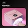 Global Fashion Cordless 2-in-1 UV/LED Nail Dryer Lamp- 48W, Fast Curing with Auto Sensor, 4 Timer Settings, Professional Results at Home, Suitable for Gel Polish, Acrylics &amp; Polygel- SUN M6 (Pink)