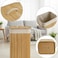 Bamboo Laundry Basket with Lid, Large Foldable Hamper
