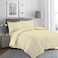 BYFT Orchard Exclusive (Cream) Queen Size Flat Sheet,Duvet cover and Pillow covers (Set of 6 Pcs) Cotton percale Weave, Soft and Luxurious, High Quality Bed linen -180 TC