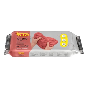 Jovi Air Dry Clay, Brown, 1kg