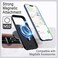 Leather Case for iPhone 17 Pro Max, Compatible with MagSafe, Anti-Slip Grip Phone Cover with Built-in Camera Control Button, Soft Microfiber Lining, 6.9-Inch Display (Black)