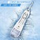 H2ofloss dental floss professional oral rinse, portable dental floss IPX7 waterproof, with travel bag and 6 nozzles, rechargeable, suitable for home and travel