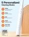 Bitvae D2 Sonic Electric Toothbrush for Adults, 40000 VPM Automatic Toothbrush, 5 Cleaning Modes, 8 Brush Heads, 60-Day Battery, IPX7 Waterproof, Travel Case (White)