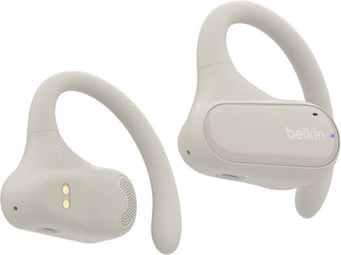 Belkin Soundform Clearfit Open-Ear Wireless Earbuds-Sand