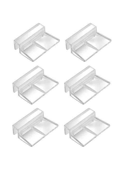Aquarium Cover Clip, 18Pcs 6mm Acrylic Clear Fish Tanks Glass Cover Clip Support Holder Universal Lid Clips Rimless Aquariums lid Clips Rimless Aquarium Fish Tank top Cover lid Hood Support Holder
