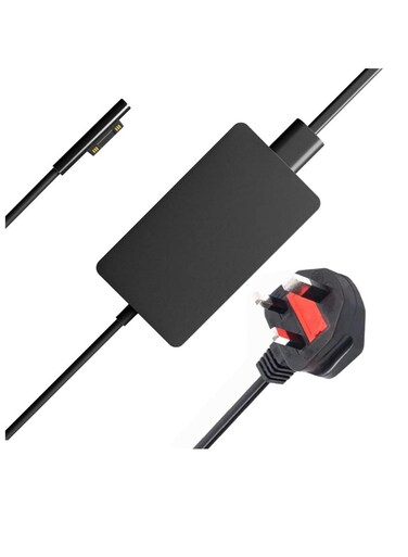 65W Charger For Microsoft 15V 4A Laptop Adapter for Surface Pro 10, 9, 8, 7+, 7, 6, 5, 4, 3, X,Windows Surface Laptop 1,2,3,4,5,6,Surface Go 2 Go 3,Surfa