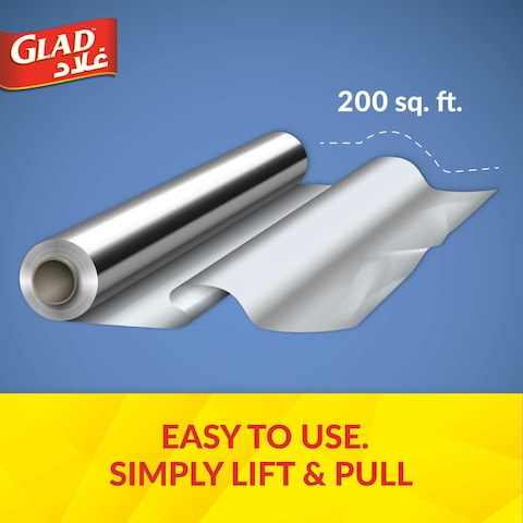 Glad Aluminum Foil, 200 Sq.Ft.
