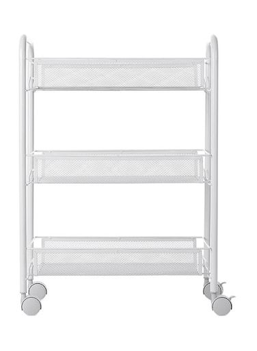 Multi-Functional 3-Tier Storage Rack Organizer White