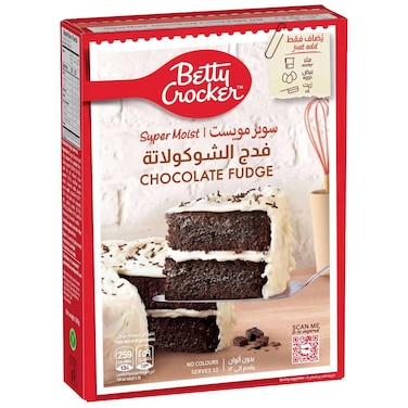 Betty Crocker Super Moist Chocolate Fudge Cake Mix, 500g
