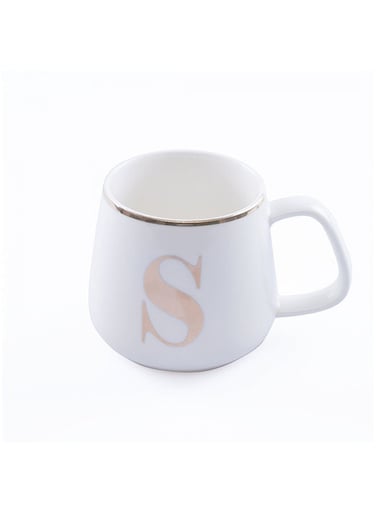 Home Alphabet S Mug 380Ml -White
