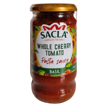 Sacla Whole Cherry Tomato Pasta Sauce, 420g