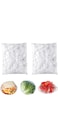AL FAKHAMA Shrinkable Food Covers [40 CM x 100 Pcs] Reusable Plastic Stretch for Keeping Meals, Fruits, and Vegetables Containers Fresh in the Refrigerator And Outdoors-Transparent