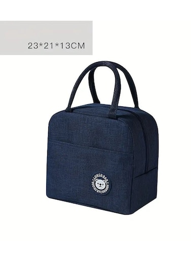1pc Insulated Lunch Bag With Bear Pattern - Waterproof And Portable For School And Office - Keeps Food Fresh and, for Women, Man, Office, School, College, Beach, Picnic, Fishing, Hiking Travel.