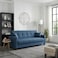Karnak Modern Alba 3 Seater Sofa Cum Bed   Convertible Sleeping Sofa Bed for Living Room Home &amp; Guest Room Furniture (Blue)