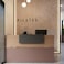 Karnak Bishock Modern Reception Desk Office Table 120cm   Premium Front Desk Counter, Elegant Office Reception Table, Compact Workstation