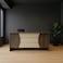 Karnak Folina Modern Office Table 140cm   Study Desk Computer Workstation with Drawers (Wenge)