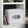 Karnak Rigidi Fireproof Safe Box with Keypad &amp; Key Lock   White Digital Safe Locker Compact Home Security Safe for Cash, Jewelry, Documents Locker (Medium)