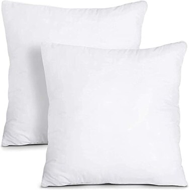 Luxury Cushion Insert Pack of 2 - 18" x 18" Hollowfibre Cushion Inner Pads