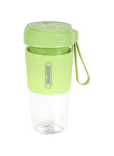 Geepas 50W Rechargeable Portable Mini Blender - 500ml Personal Blender Smoothie Maker with safety lock-USB Rechargeable Handheld Fruit Mixer Machine for Home Office Sports Outdoors &ndash; 2 Years Warranty