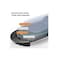 2-in-1 Electric Hot Pot and Grill, Korean BBQ Style, 1800W Non-stick Rectangular Pan, 25x25cm.