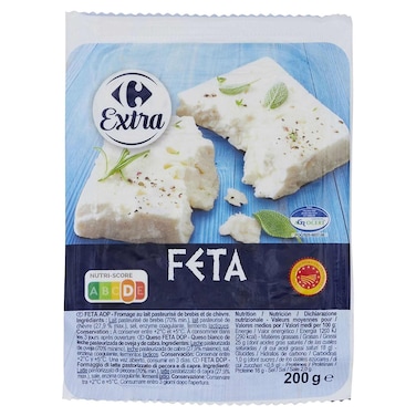 Carrefour Original Greek Feta Cheese PDO, 200g