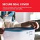 Cambro FreshPro 22 Quart (QT) Food Storage Container with Lid (Restaurant Grade) - for Food Prep, Commercial Kitchen, Pet and Dog Food Container