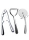 Kitchen Tools Potato Peeler, Pizza Cutter, and Nutcracker